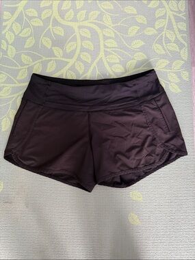 Lululemon Women’s Athletic Shorts in Black - Performance Running Shorts